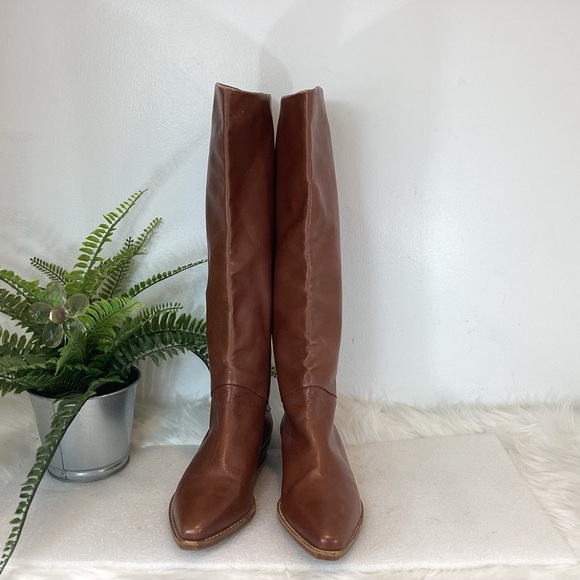 JOAN & DAVID COUTURE ITALIAN LEATHER KNEE HIGH EQUESTRIAN RIDING BOOTS SZ 7 - Picture 6 of 13